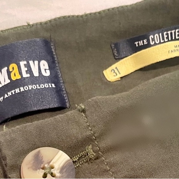 Anthropologie The Colette Cropped Wide-Leg Pants by Maeve - Picture 5 of 5